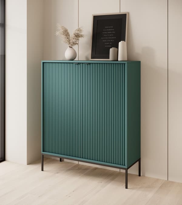 FURNLUX LIPASTO AVON VIHREÄ & MUSTA 104CM