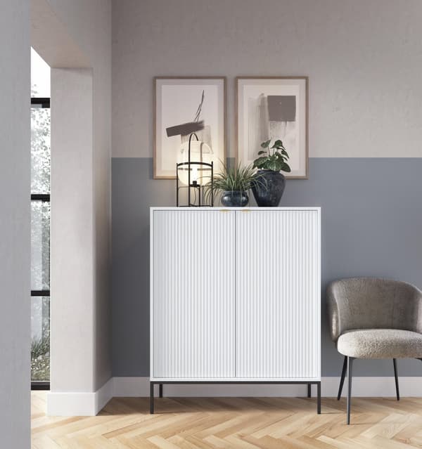 FURNLUX SKÆNK AVON HVID 104CM