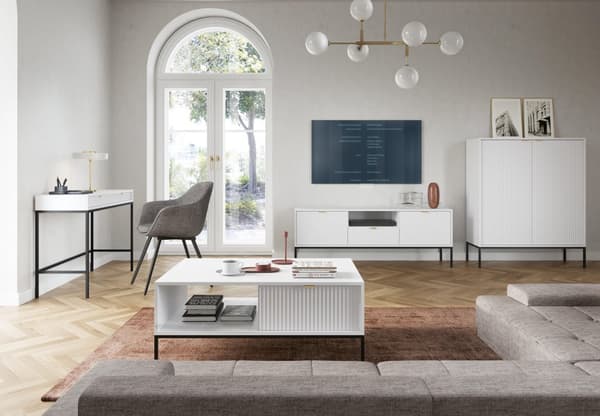 FURNLUX SKÆNK AVON HVID 104CM