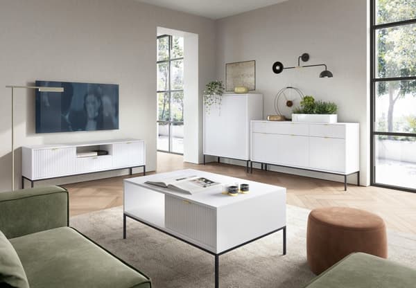 FURNLUX SKÆNK AVON HVID 104CM