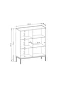 Pikkukuva 7 / 7: FURNLUX LIPASTO AVON MUSTA 104CM