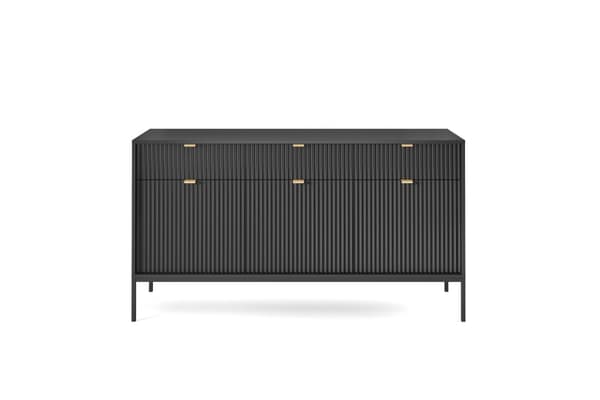 FURNLUX SKÆNK AVON SORT 154CM