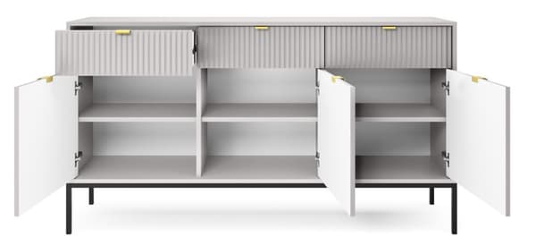 FURNLUX SKÄNK AVON GRÅ 154CM