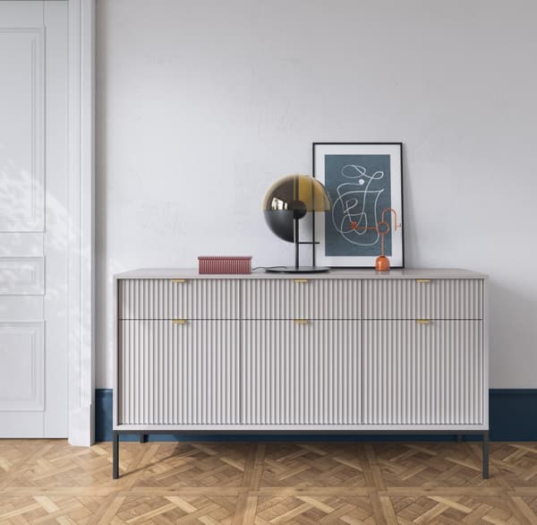FURNLUX SKÄNK AVON GRÅ 154CM