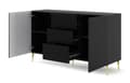 Miniatyrbild 2 av 3: FURNLUX SIDEBOARD RAVENNA B SVART & GULD 150CM