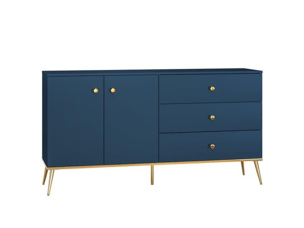 FURNLUX LIPASTO MARINE BLUE & GOLD 160CM