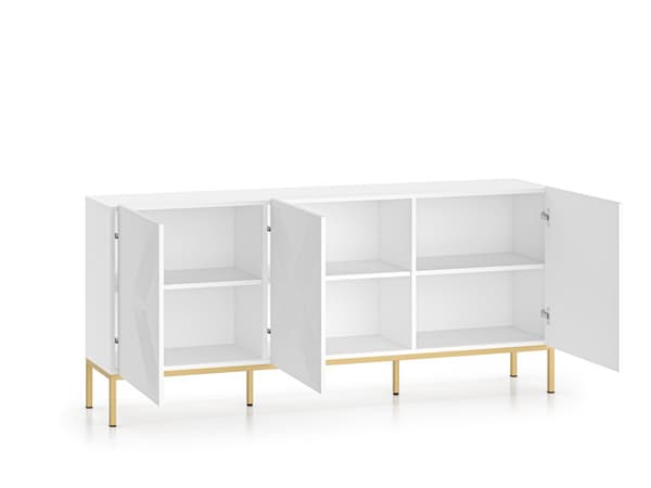 FURNLUX LIPASTO CLEARING VALKOINEN & KULTA 170CM