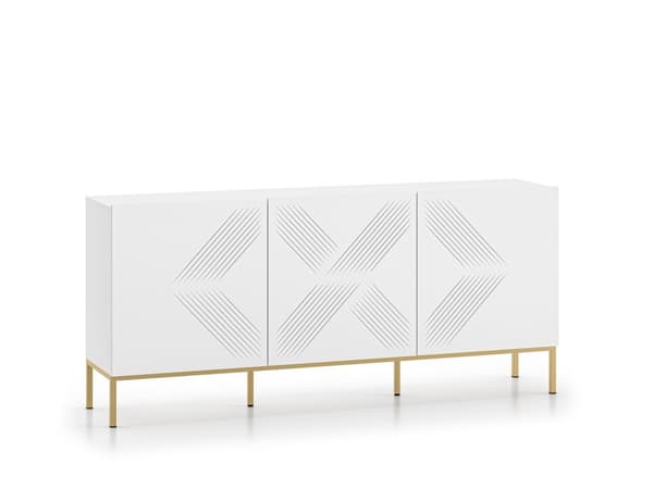 FURNLUX LIPASTO CLEARING VALKOINEN & KULTA 170CM