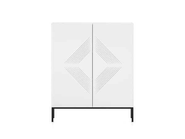 FURNLUX SIVULAUDAN TYHJENNYS VALKOINEN & MUSTA 100CM