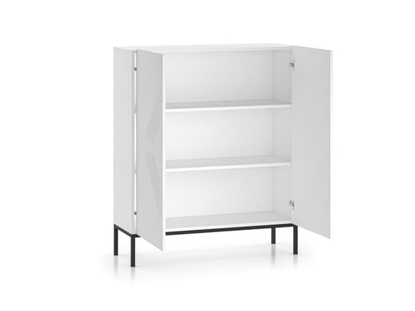 FURNLUX SIVULAUDAN TYHJENNYS VALKOINEN & MUSTA 100CM