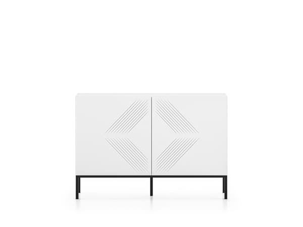 FURNLUX SIDEBOARD CLEARING VIT & SVART 114CM
