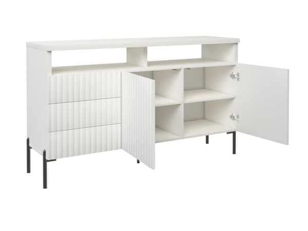 FURNLUX SKÄNK ZENITH VIT & SVART 150CM