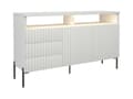 Miniatyrbild 2 av 11: FURNLUX SKÄNK ZENITH VIT & SVART 150CM