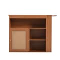 Pikkukuva 6 / 11: Buffet、Kääntyvät ja jatkettavat baarikalusteet - Säädettävät hyllyt - Vintage Charm - Ruskea