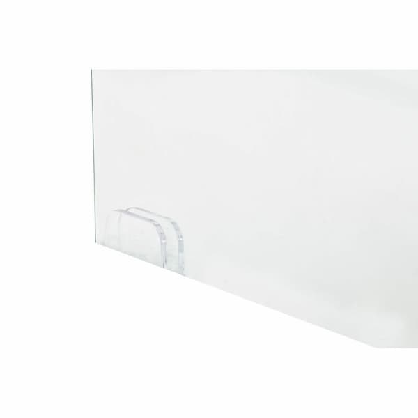 Skänk DKD Home Decor Naturell MDF Härdat glas (120 x 44 x 120 cm)