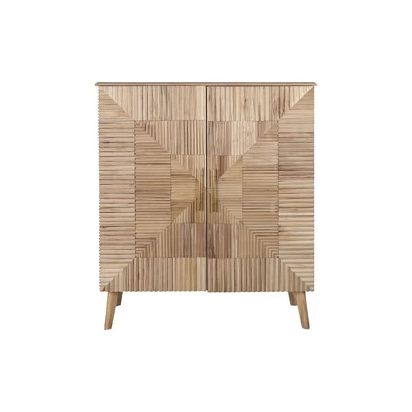 Skänk DKD Home Decor Gyllene Ljusbrun Trä MDF 100 x 44 x 118 cm