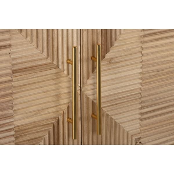 Skänk DKD Home Decor Gyllene Ljusbrun Trä MDF 100 x 44 x 118 cm