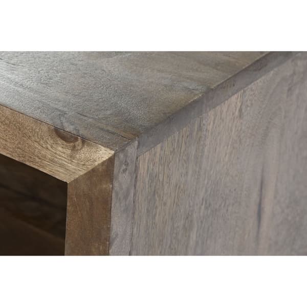 Skänk DKD Home Decor Glas Mangoträ 90 x 40 x 90 cm