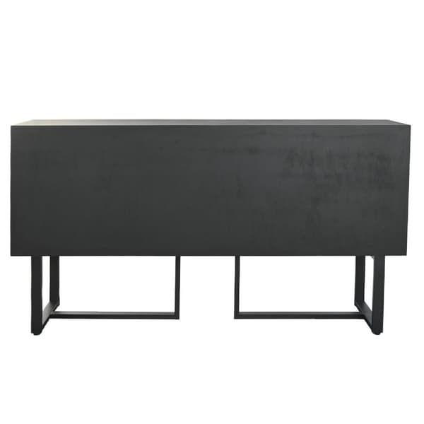 Skänk Home ESPRIT Silvrig Metall Stål 151 x 41 x 80 cm