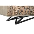 Miniatyrbillede 3 af 7: Skænk DKD Home Decor Natur Grå Metal Mangotræ (177 x 45 x 74 cm)