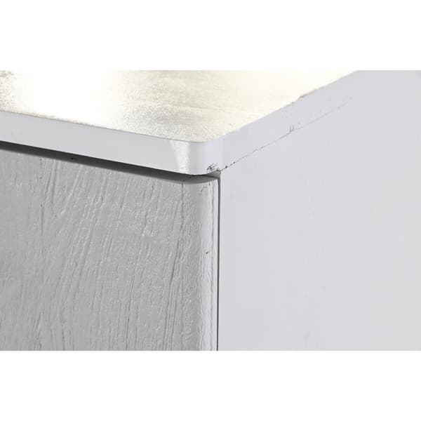 Skab DKD Home Decor Hvid Gylden Jern Mangotræ 85 x 45 x 110 cm BAR