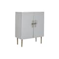 Miniatyrbillede 1 af 8: Skab DKD Home Decor Hvid Gylden Jern Mangotræ 85 x 45 x 110 cm BAR