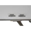 Miniatyrbillede 6 af 9: Skænk DKD Home Decor Grå Gylden Metal Hvid Mangotræ (152 x 43 x 84 cm)