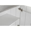 Miniatyrbillede 7 af 9: Skænk DKD Home Decor Grå Gylden Metal Hvid Mangotræ (152 x 43 x 84 cm)