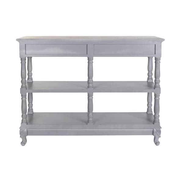 Skænk DKD Home Decor 117 x 39 x 89 cm Grå Natur Paulonia træ Træ MDF