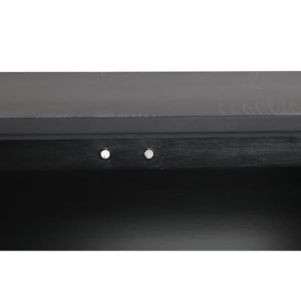 Skænk DKD Home Decor 160 x 40 x 80 cm Sort Grå Hvid Ben Harpiks Træ MDF