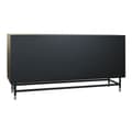 Miniatyrbillede 9 af 9: Skænk DKD Home Decor 160 x 40 x 80 cm Sort Grå Hvid Ben Harpiks Træ MDF