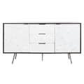 Miniatyrbillede 1 af 9: Skænk DKD Home Decor 150 x 43 x 80 cm Hvid Mørkebrun Mangotræ