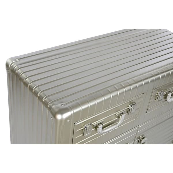 Skænk Home ESPRIT Sølvfarvet 80 x 39 x 82 cm