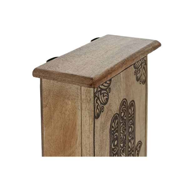 Nøgleskab Home ESPRIT Natur 18 x 7,5 x 28 cm