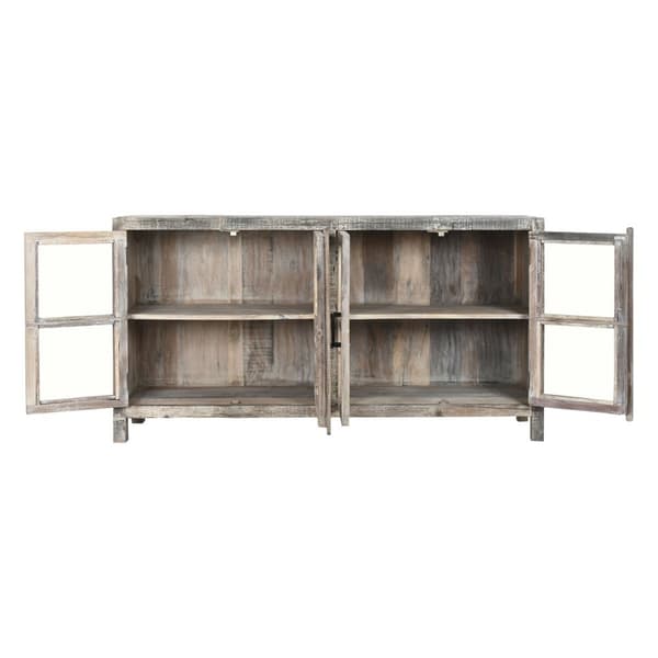 Skænk Home ESPRIT Hvid Brun Genbrugt Træ 170 x 40 x 90 cm