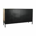 Miniatyrbillede 7 af 9: Skænk DKD Home Decor Brun Sort Metal Mangotræ (160 x 40 x 90 cm)