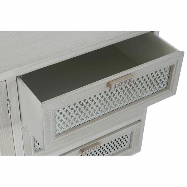 Skænk DKD Home Decor Hvid Træ MDF (110 x 41 x 64 cm)