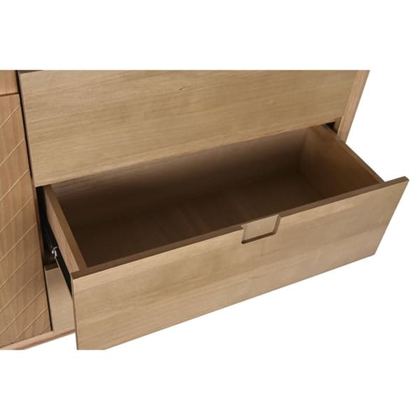 Skænk DKD Home Decor Multifarvet Lys brun Træ Fyrretræ Træ MDF 120 x 40 x 80 cm