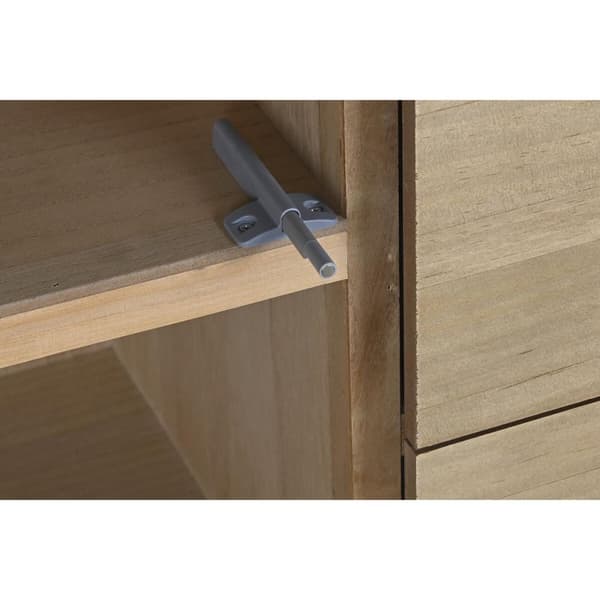 Skænk DKD Home Decor Multifarvet Lys brun Træ Fyrretræ Træ MDF 120 x 40 x 80 cm