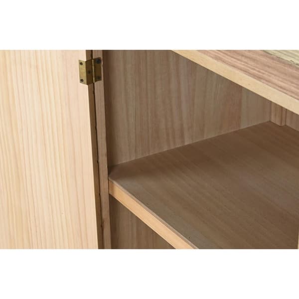 Skænk DKD Home Decor Multifarvet Lys brun Træ Fyrretræ Træ MDF 120 x 40 x 80 cm