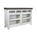 Miniatyrbillede 1 af 7: Skænk DKD Home Decor 165 x 45,7 x 105,4 cm Krystal Grå Hvid Mørkebrun Mangotræ