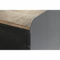 Pikkukuva 2 / 10: Sivupöytä DKD Home Decor Luonnollinen Musta Kullattu Metalli Mangopuu (145 x 40 x 85 cm)