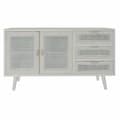 Pikkukuva 5 / 8: Sivupöytä DKD Home Decor Valkoinen Puu MDF (110 x 41 x 64 cm)