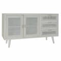 Pikkukuva 1 / 8: Sivupöytä DKD Home Decor Valkoinen Puu MDF (110 x 41 x 64 cm)