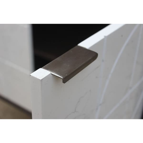 Skænk DKD Home Decor Hvid Brun Metal Mangotræ 90 x 43 x 80 cm