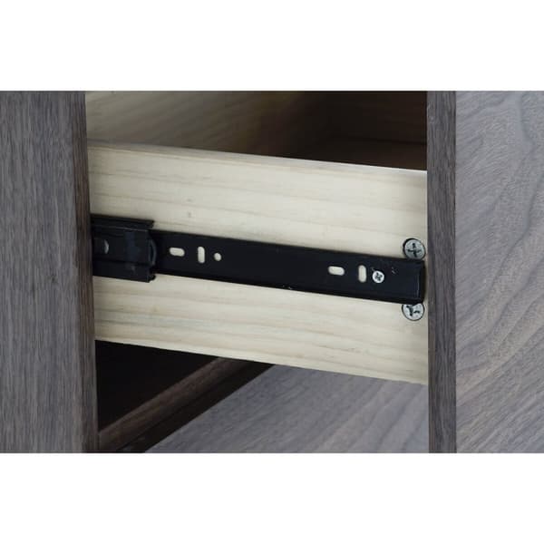 Skænk DKD Home Decor Krystal Brun Gennemsigtig Valnød 160 x 45 x 80 cm Træ MDF