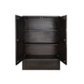 Pikkukuva 8 / 10: Kaappi DKD Home Decor 100 x 40 x 175 cm Musta Metalli Akaasia