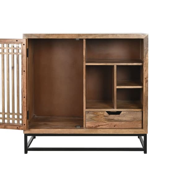 Skænk DKD Home Decor Krystal Mangotræ 90 x 40 x 90 cm