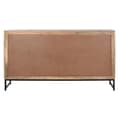 Miniatyrbillede 8 af 9: Skænk Home ESPRIT Brun Sort Sølvfarvet 150 x 38 x 80 cm