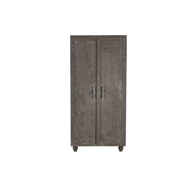 Kaappi Home ESPRIT Vaaleanruskea Puu 85,5 x 47 x 180 cm